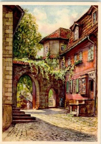 Bad Salzungen Haus Tor Kind Innenhof
