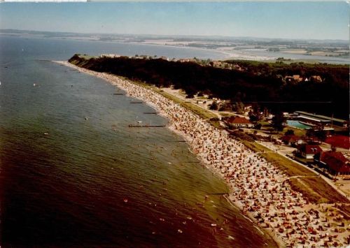 24321 W2322 Hohwacht (Ostsee) FOTO KEINE AK Strand Luftaufnahme