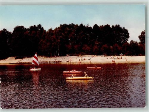 29556 W3113 Suderburg FOTO KEINE AK Kindern rudern und segeln