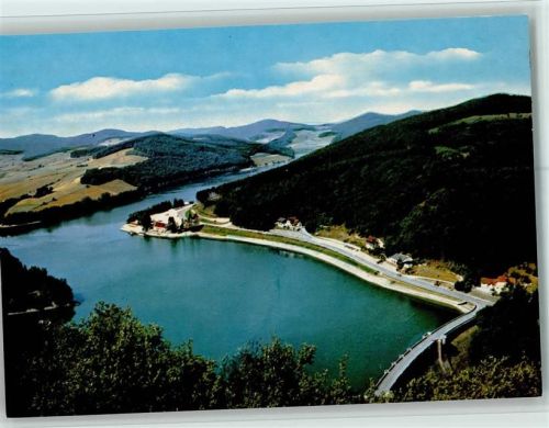 Diemelsee Luftaufnahme Diemelsee vom Eisenberg aus