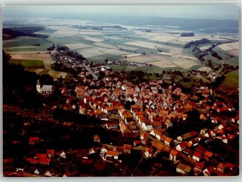35282 W3576 Rauschenberg , Hess FOTO KEINE AK Luftaufnahme