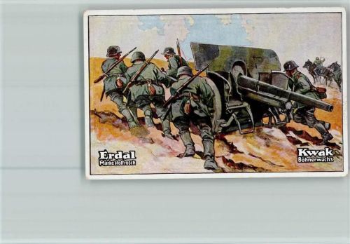 Feldkanonen Erdal-Kwak Sammelbild Serie97 Artillerie