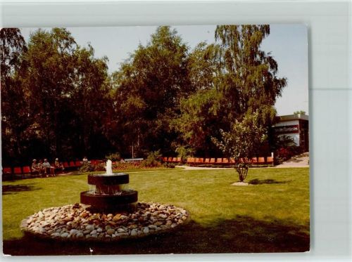 Hörste Kurgarten mit Brunnen