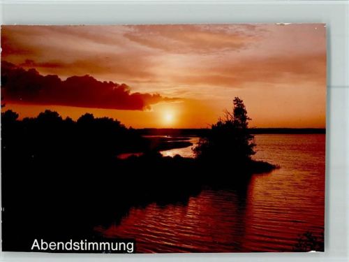 59939 W5787 Bigge FOTO KEINE AK Abendstimmung Biggesee