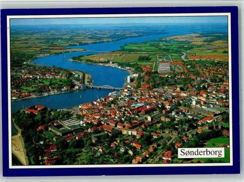 Sonderburg Fliegeraufnahme Schloss König-ChristianX-Brücke