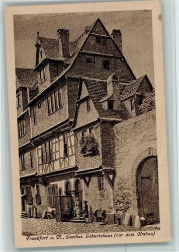 Frankfurt Goethe´s Gebutrshaus vor dem Umbau