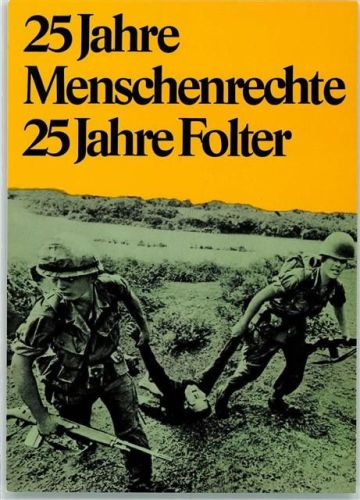 25 Jahre Menschenrechte Soldaten Gewehre