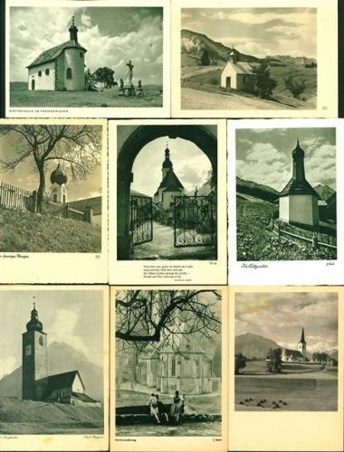 Dorfkirchen/Bergkirchen Lot mit 20 AK, ca. 1940-1990; gute Erhaltung, nicht gelaufen