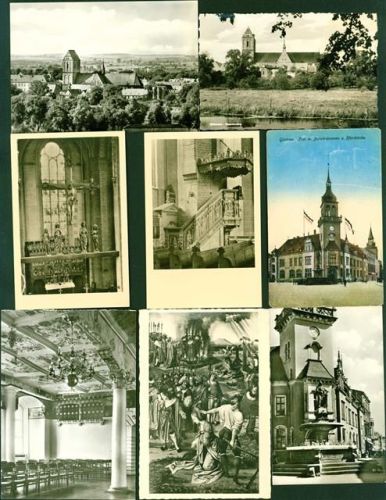 Güstrow Lot mit 15 AK, ca. 1930-1965 überwiegend um 1960; überwiegend gute Erhaltung, teils gelaufen