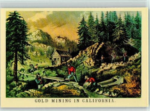 Amerikanische Pioniere Goldsucher