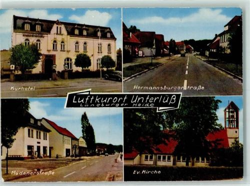 Unterlüß Kurhotel Hermannsburgerstraße Müdeerstraße Ev. Kirche