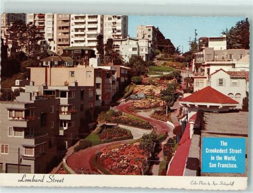 San Francisco Lombard Street The Crookedest Street in the World