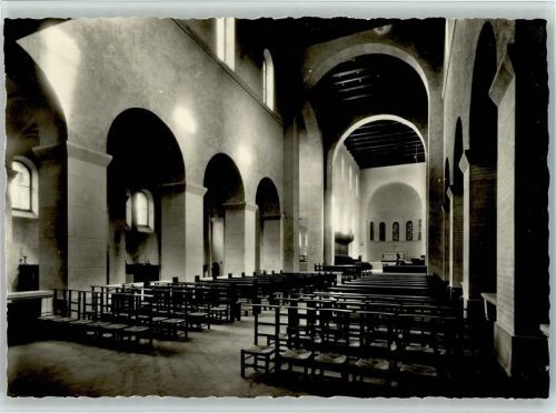 Clerf Abbaye La Crypte Innenaufnahme der Kirche
