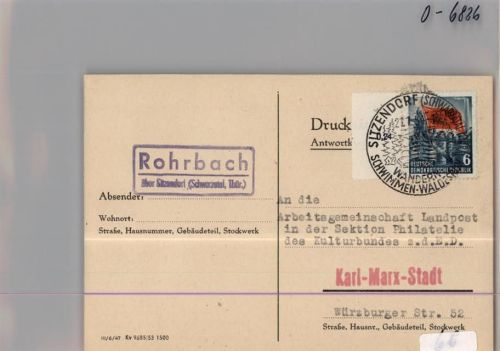 Rohrbach Landpoststempel