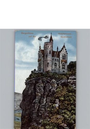Decin Schloss auf der Schäferwand