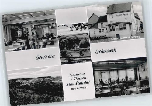Gräveneck Gasthaus Pension Pauly Speiseraum Gesamtansicht