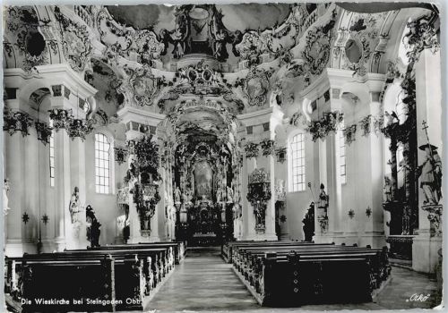 86989 W8924 Steingaden , Oberbay - Wieskirche