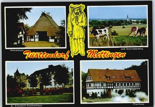 49497 W4532 Mettingen , Westf - Krankenhaus ,Pfarrheim