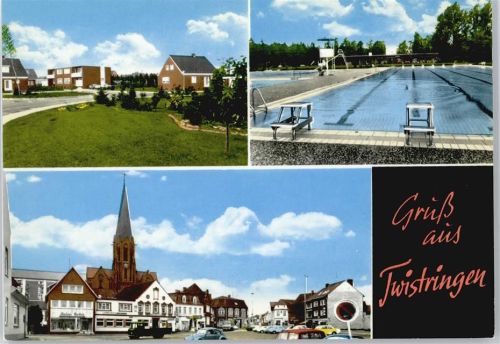 Twistringen Schwimmbad Kirche Auto Haus Baum