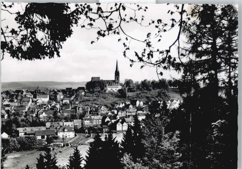 Frankenberg Baum Kirche Haus