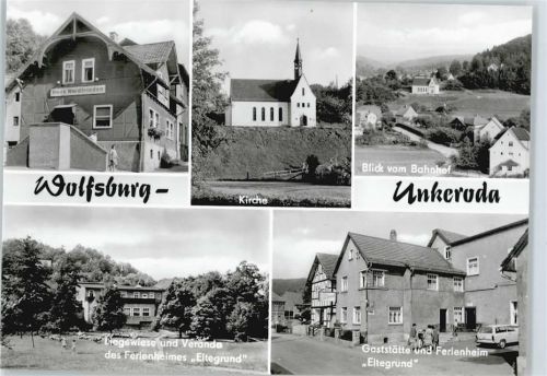 Wolfsburg-Unkeroda Gasthaus Waldfrieden Bahnhof Gaststätte Eltegrund