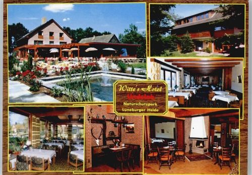 Undeloh Hotel Witt Gasthaus Pension Henning Springbrunnen