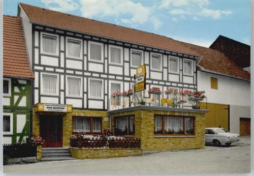 34346 W3510 Lippoldshausen - Gasthaus, Pension Zur Brücke