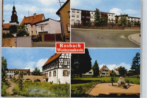 Rosbach Kirche Straße Bach