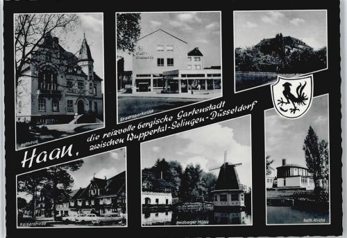 Haan Rathaus, Kaiserstraße, Heidberger Mühle