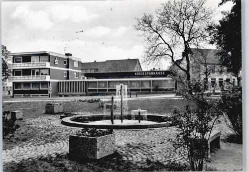49324 W4520 Laer b Melle, Wiehengeb - Bank Springbrunnen