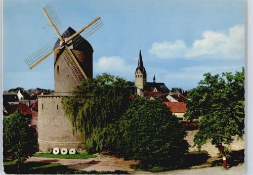 47906 W4152 Kempen , Niederrhein - Mühle Turm Hauss Baum