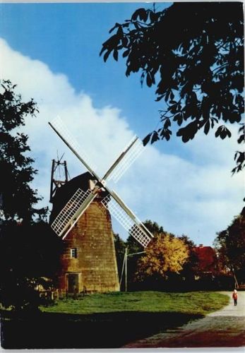 Gildehaus Mühle Wiese Fußgänger Baum