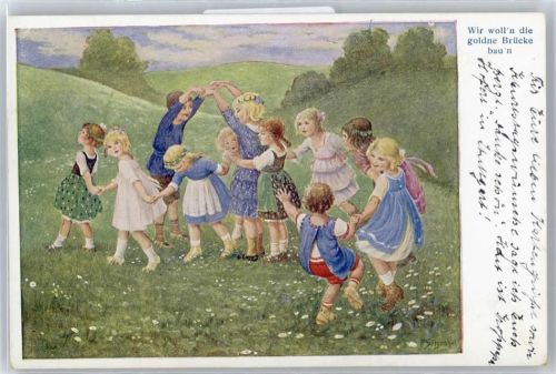 1925 Kinderspiele AK