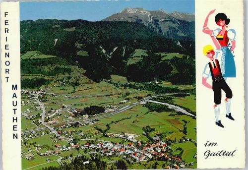 Mauthen Gesamtansicht Berg