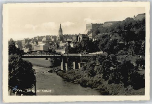 84579 W8261 Glatz - Fluss Brücke Festung