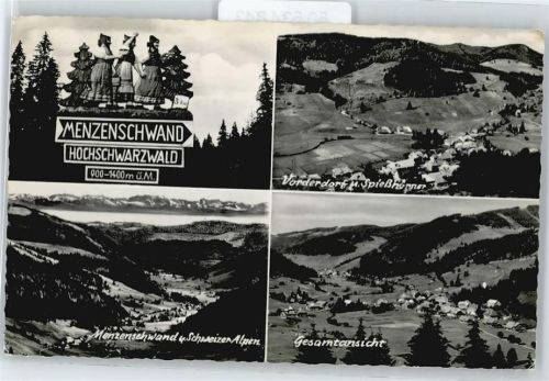 Menzenschwand Gesamtansicht Berg Tal