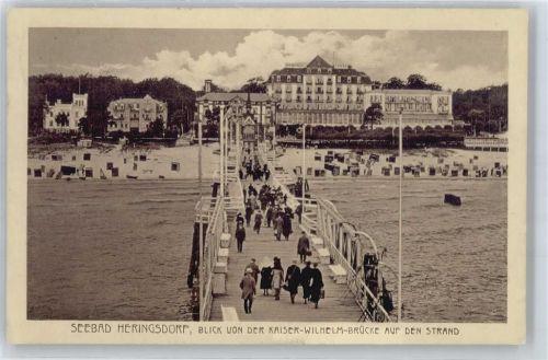 23777 W2444 Heringsdorf , Holst - Kaiser- Wilhelm- Brücke