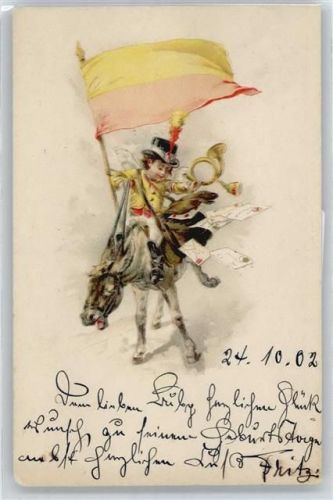 auf Esel verliert Briefe
