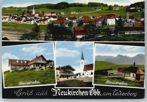 Neukirchen Gesamtansicht, Stoiseralm, Kirche