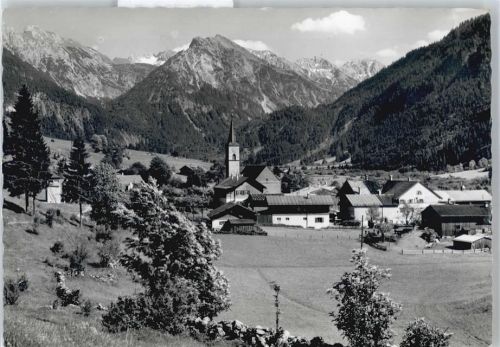 Hinterstein Berg Panorama Kirche
