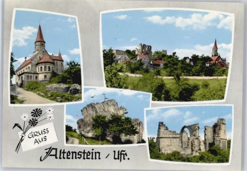 Altenstein Burgruine Schloss Panorama