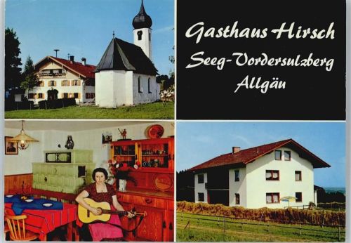 87637 W8959 Seeg - Gasthaus Hirsch Kirche