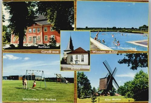 Winsen Windmühle, Schwimmbad, Rathaus, Kirche