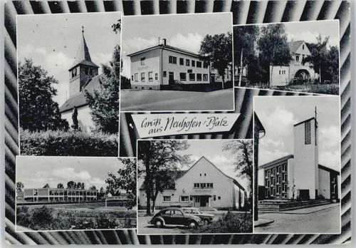 Neuhofen Kirche, Sporthalle, VW Käfer