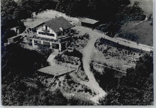 Kleinwallstadt Fliegeraufnahme, Almhütte Almrausch