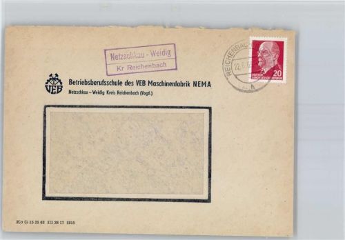 Netzschkau Landpoststempel