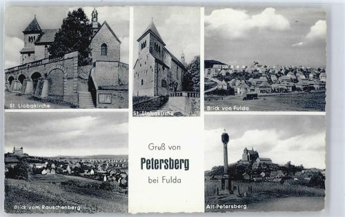 Petersberg Kirche, Blick vom Rauschenberg