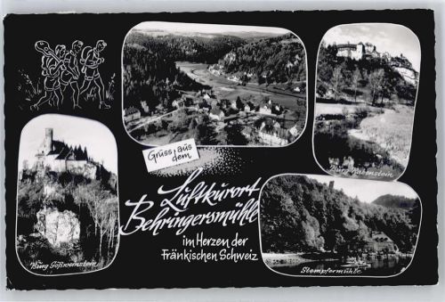 Behringersmühle Burg Gößweinstein, Stempfermühle, Burg Rabenstein