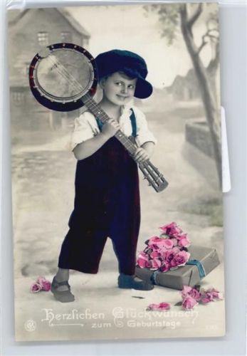 Junge mit Mandoline