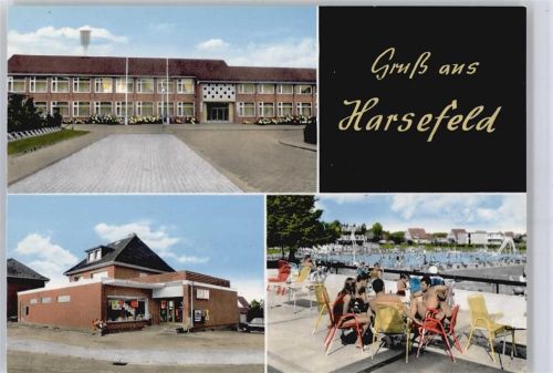 Harsefeld Schule, Geschäft, Schwimmbad